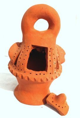 Brule encens en terre cuite du Sénégal 1208-B